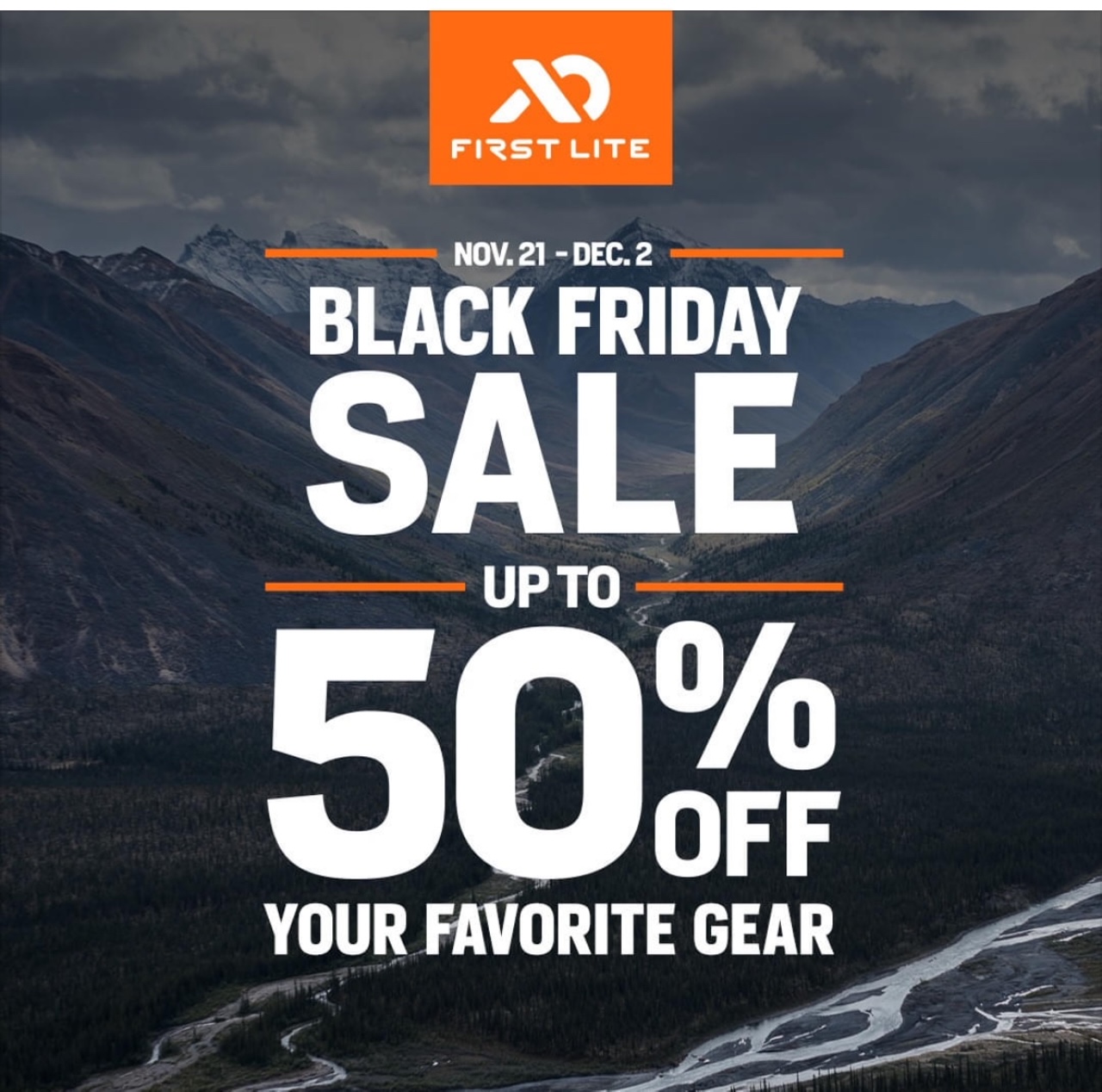 First Lite Black Friday Sale - Save up to 50%